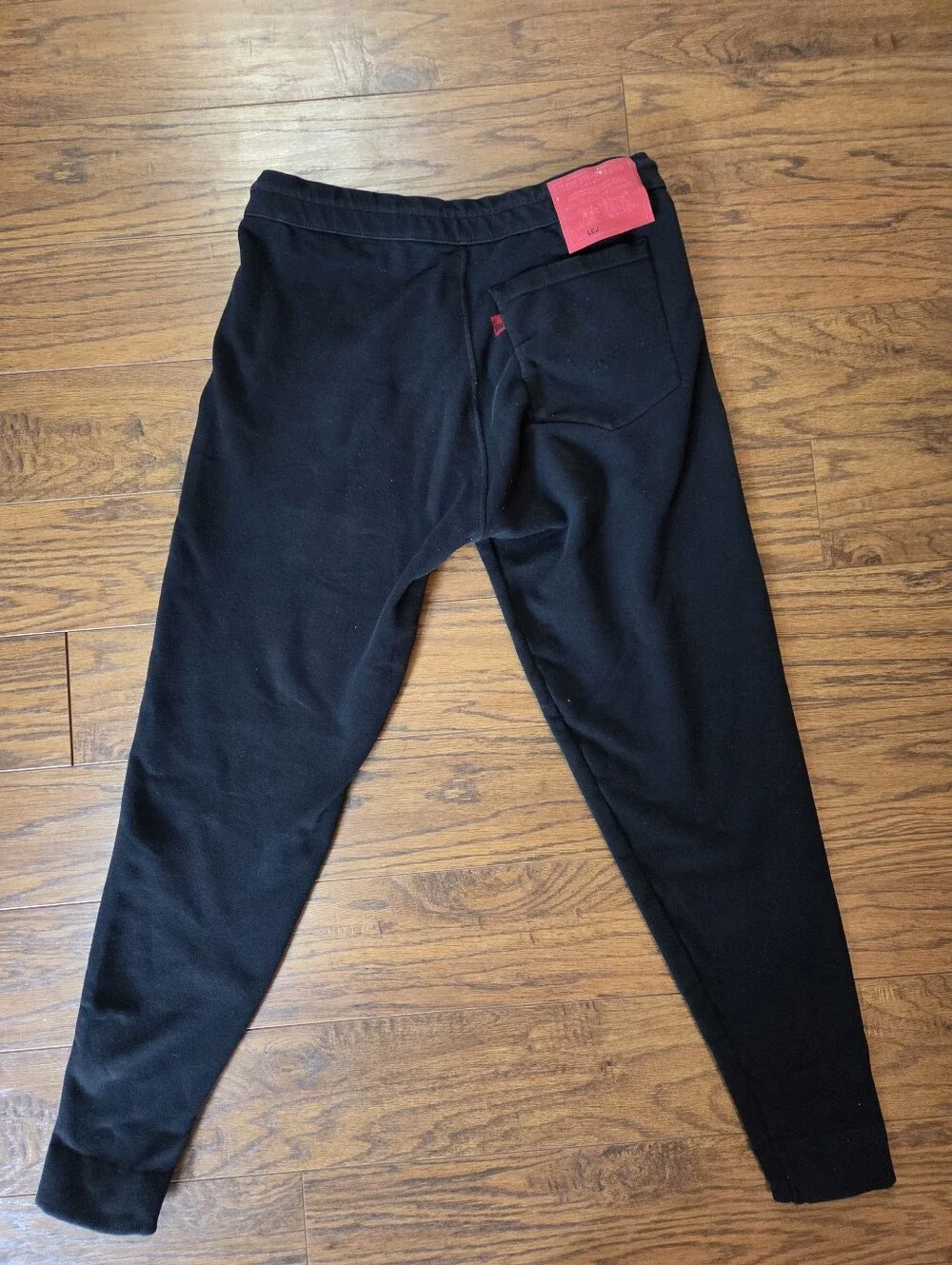 Levis Premium Knit Joggers Mens Medium Black Engineered Jeans 3D Stretch Pants